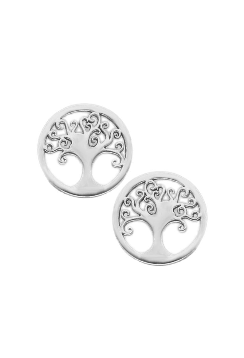 Pendientes plata árbol de la vida 240_PPL-AV-R pendientes de plata arbol de la vida precio especial joyas online foto frontal 240_PPL-AV-R