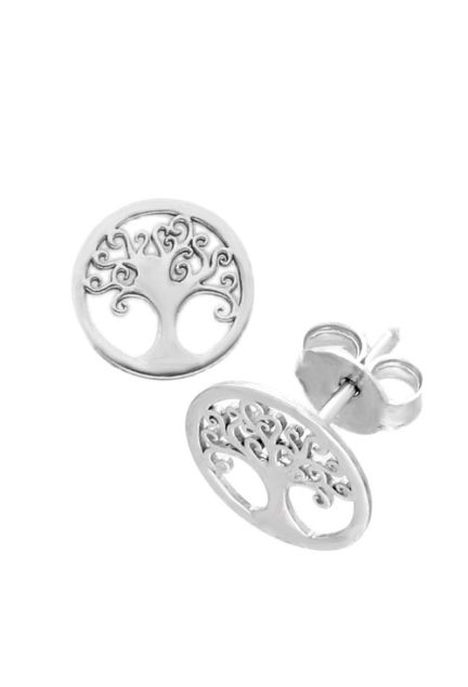 pendientes de plata arbol de la vida precio especial joyas online foto lateral 240_PPL-AV-R_01