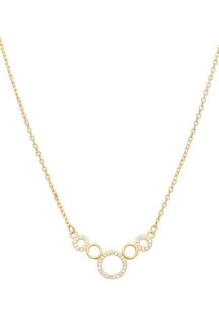 gargantilla plata ley simbolo de infinito con circonitas precio barato en joyeria online 240_GIR-P