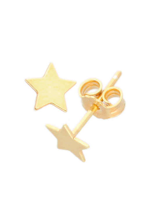 pendientes de plata chapada estrella de cinco puntas toma lateral 240_PPL-ESTRELLA-A_01