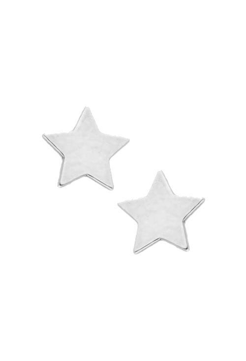 Pendientes pequeños Pendientes plata forma de estrella 240_PPL-ESTRELLA