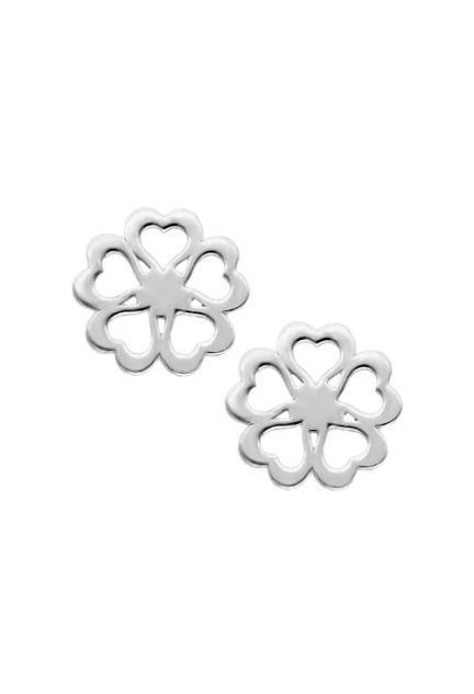 pendientes de plata flor de corazones fotografia principal precio de ocasion 240_PPL-F5G