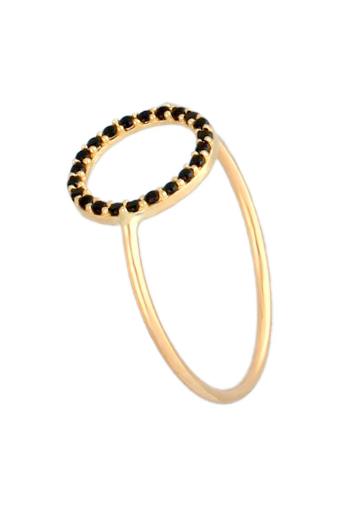 anillo oro amarillo 18 kilates y circonitas negras motivo galeria circular foto lateral 030_3058-N_01
