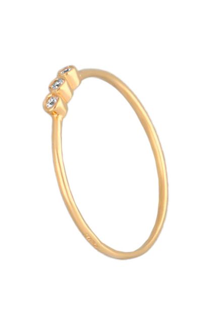 anillo tipo tresillo oro 18 kilates y circonitas foto lateral 030_3539-S_01