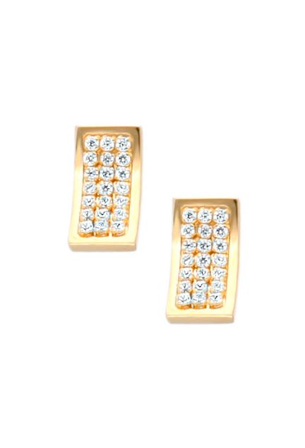 Pendientes oro 18k con circonitas 030_2797-0