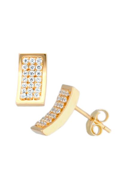 pendientes de oro con circonitas fotografia lateral 030_2797_01