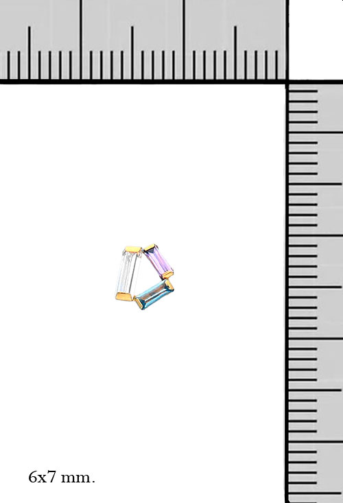 pendientes de oro cuarzos de colores fotografia con medidas 030_3489_M