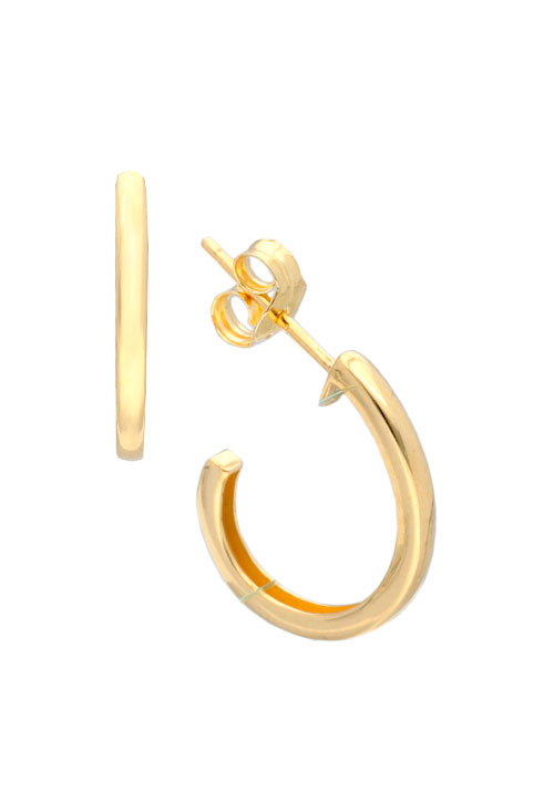 Pendientes oro 18k aretes 030_3778 pendiente de oro con circonitas tipo arete oro 18 kilates vista principal 030_3702