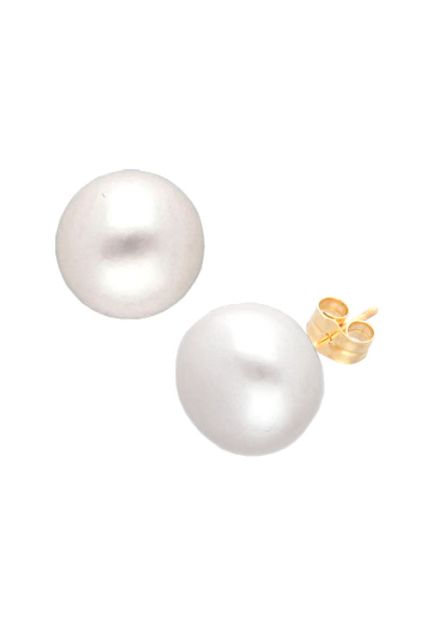 pendientes perlas cultivadas de 12mm y oro amarillo 18 kilates fotografia lateral 030_302-12-P-BO_01