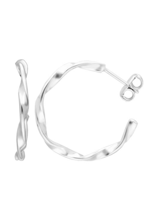 pendiente aro plata chanela rizada 266_015178-1-1-30