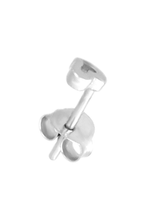 Medio par de pendiente plata forma corazón 266_EXP-023-5 medio par pendiente corazon plata toma lateral 266_EXP-023-5_01