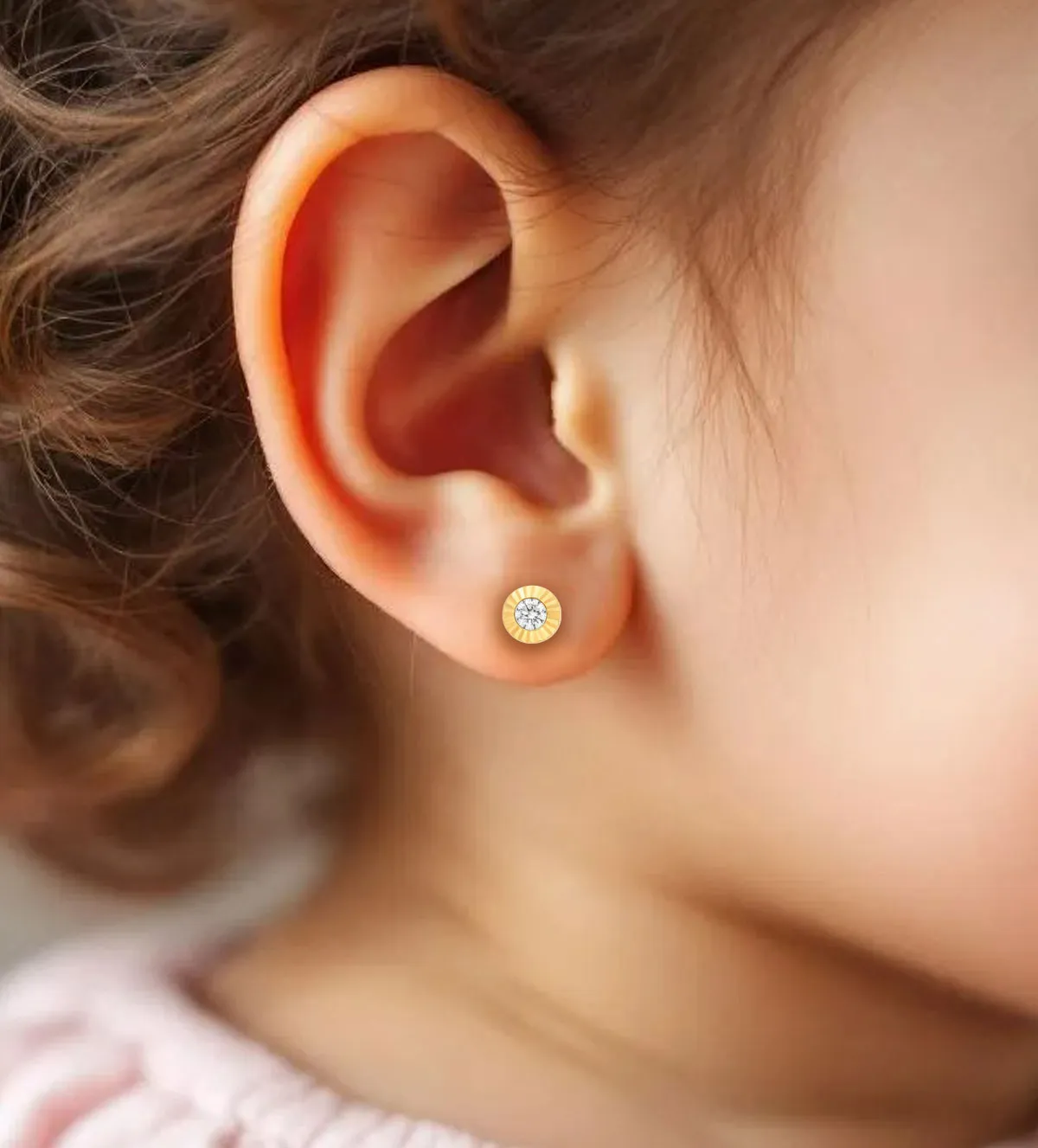 Pendientes de bebe oro 18k circón y bisel lapidado pendientes-de-bebe-234_1554-T. modelo