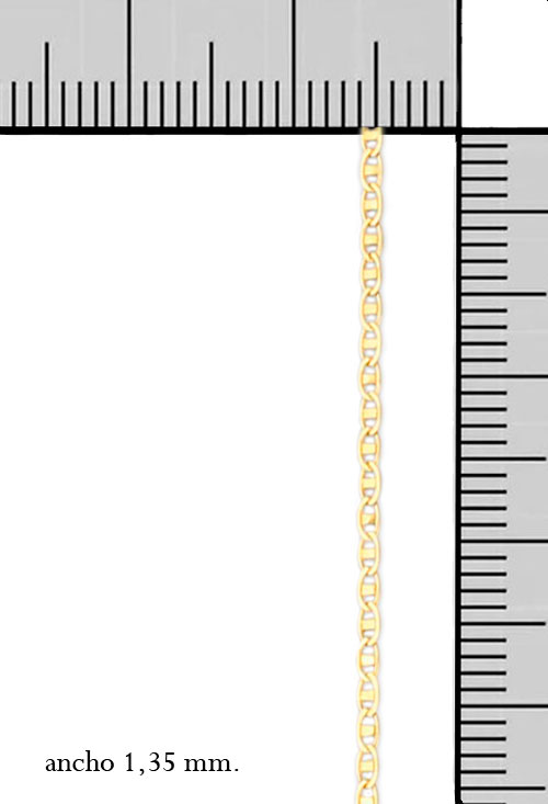 cadena oro 18k eslabones ancla plana toma medidas 309_066-40_M