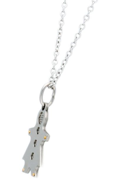 gargantilla de acero motivo nina toma lateral 088_015357-3_01