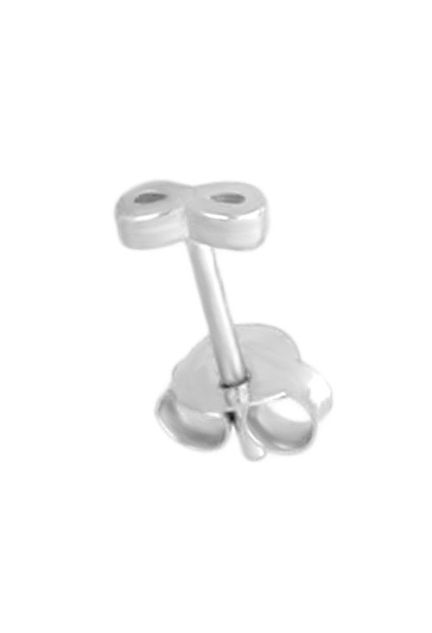 medio par pendiente plata infinito 266_EXP-023-4_01 foto lateral