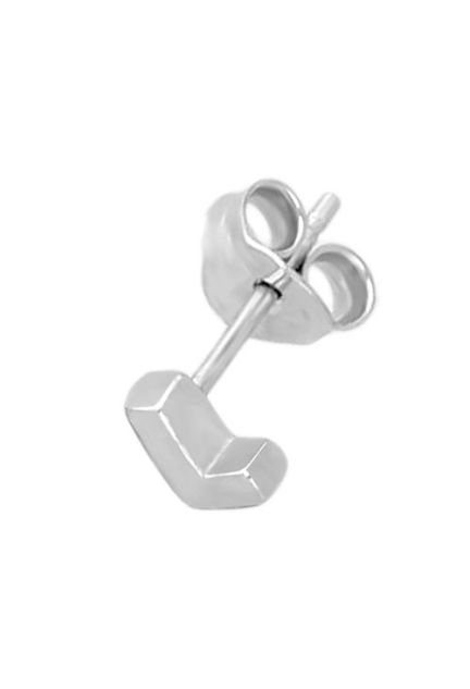 medio par plata letra L foto presion 266_018416-1-1-L_01