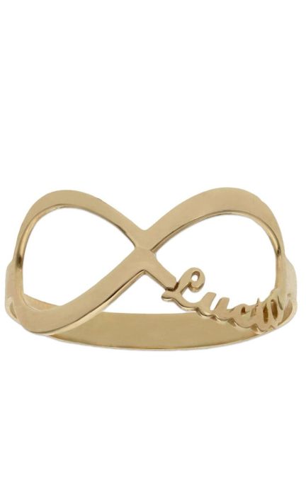 Anillo personalizado oro infinito con nombres 287_S1158