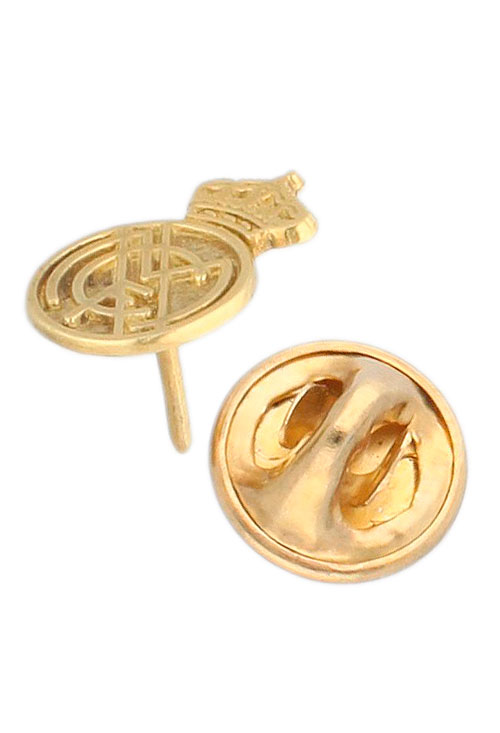 Insignia oro 18 ktes Real Madrid 156_RM-PNA-P insignia oro 18k real madrid vista piezas independientes