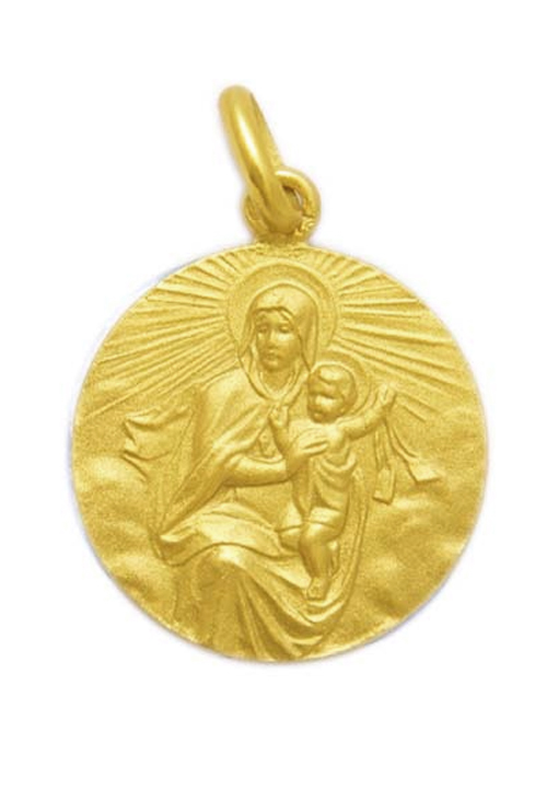 Medalla de oro de la Virgen del Carmen Manto 268_M1-1-145