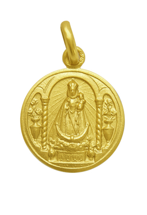 Medalla de oro de la Virgen de la Fuensanta 16 mm 268_M1_1_194_161-16
