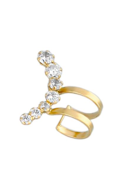 piercing helix y pendiente garra oro 18 kilates 002_56327-P