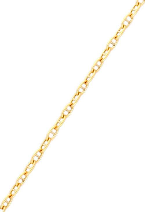 Cadena de oro amarillo 18K eslabones ancla forzada cadena oro 18k eslabones ancla forzados foto para parrilla web