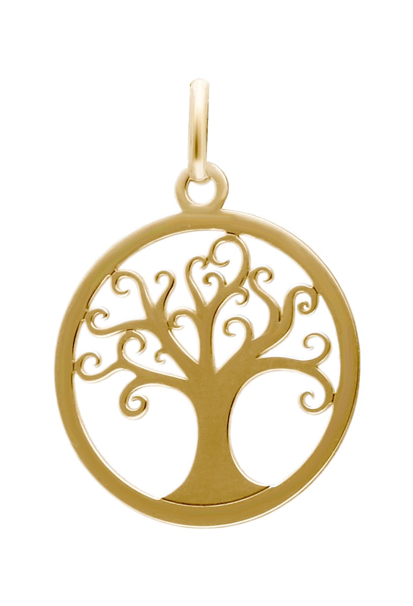 Colgante árbol de la vida 18 kt 045_248400097-04 arbol de la vida colgante oro amarillo foto para web vista frontal