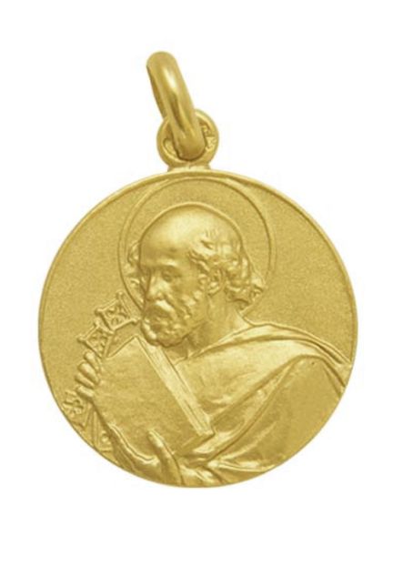 Medalla de oro de San Pedro 20 mm 268_M1-1-46-20