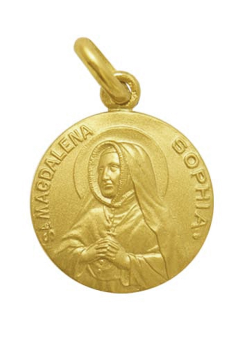 Medalla de oro de Santa Magdalena Sofía Barat 16 mm 268_M1-1-130-16