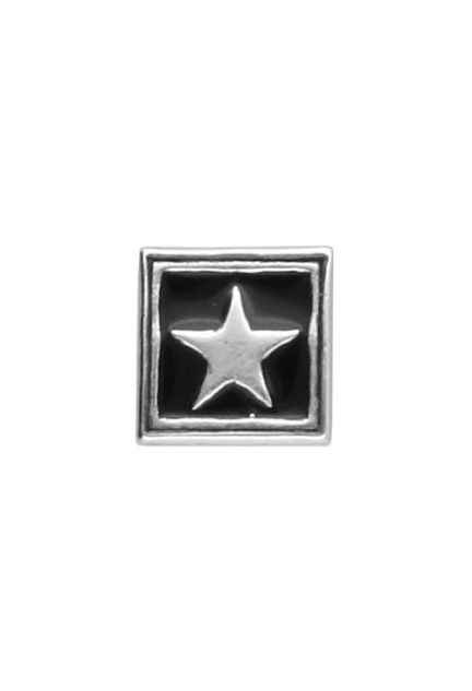 pendiente hombre plata y esmalte foto principal para web