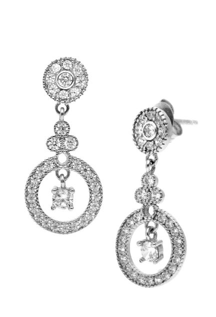 pendientes largos de plata para novia vista cierre de presion para parrilla web de el rubi joyeros