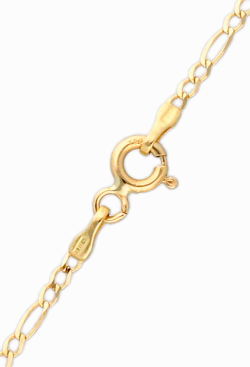 Cadena oro amarillo 18 kilates eslabones 3x1 planos 309_087-50 cadena oro amarillo 18k 3x1 imagen para joyeria online el rubi joyeros toma detallada