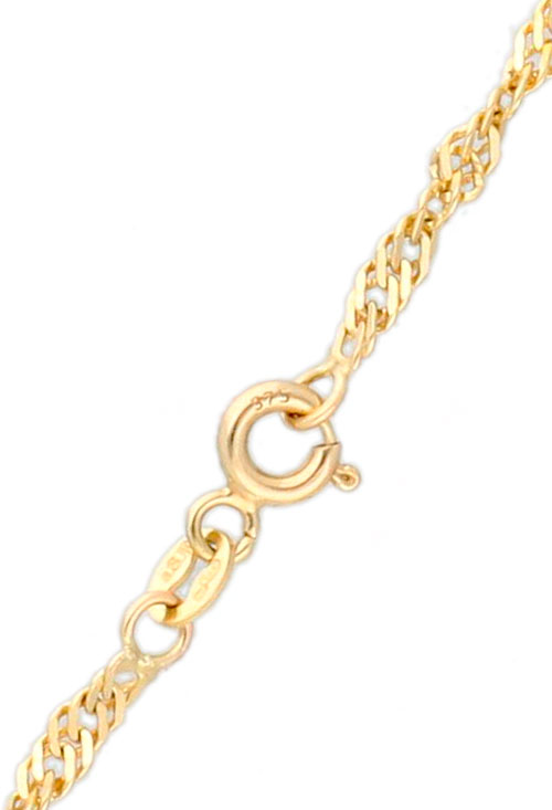 Cadena oro 9 kilates singapur 50 cm 296_9K678-040-50 cadena oro de nueve kilates singapur fotografia para parrilla web el rubi joyeros toma detalle cierre