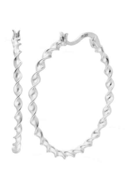 criollas de plata chanela retorcida forma de trenza vista principal foto para web el rubi joyeros