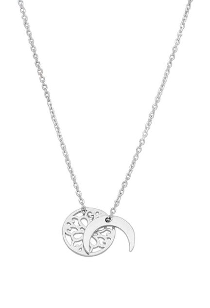 gargantilla plata media luna y circulo foto frontal para parrilla web