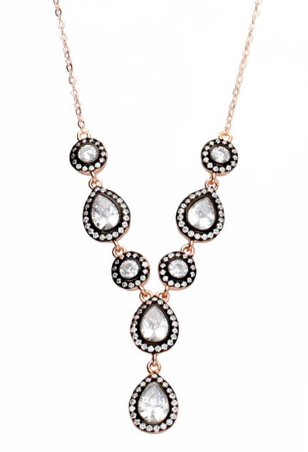 gargantilla plata modelo vintage