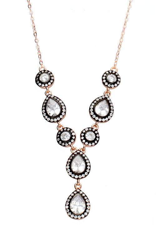 gargantilla plata modelo vintage