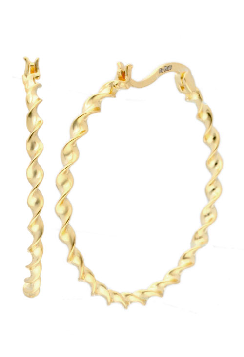 pendientes de aro plata chapada fotografia principal para parrilla web