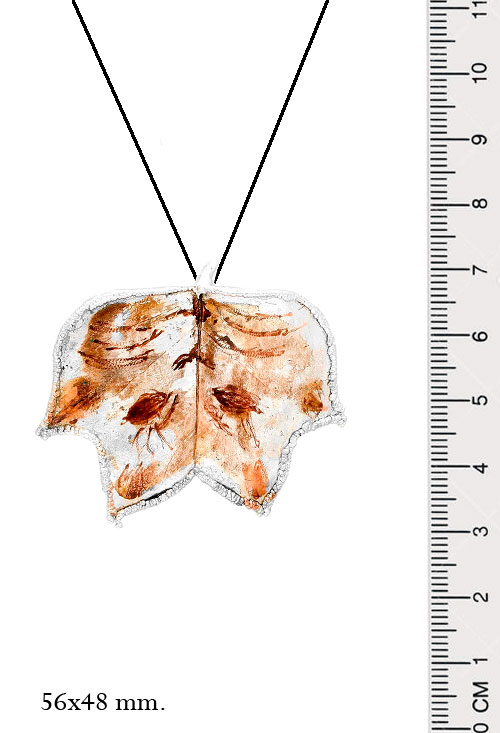 Broche hoja natural de tulipero bañado en plata bicolor 270_BTULIPERO-BP-6-6 Broche hoja natural de tulípero bañado en plata bicolor 270_BTULIPERO-BP-6-6 medida