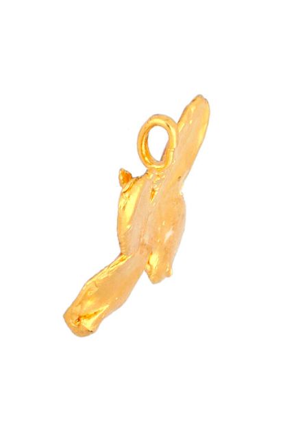 Colgante trébol natural bañado oro bicolor 270_TREBOL-3-3-EA trasera