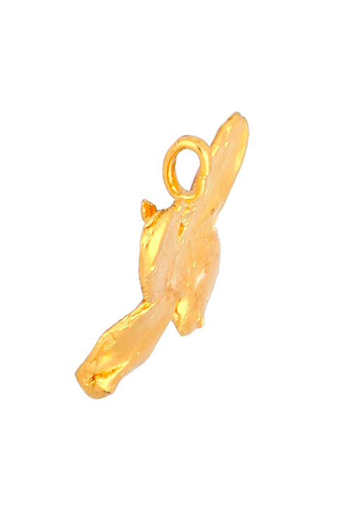 Colgante trébol natural bañado oro bicolor 270_TREBOL-3-3-EA Colgante trébol natural bañado oro bicolor 270_TREBOL-3-3-EA trasera