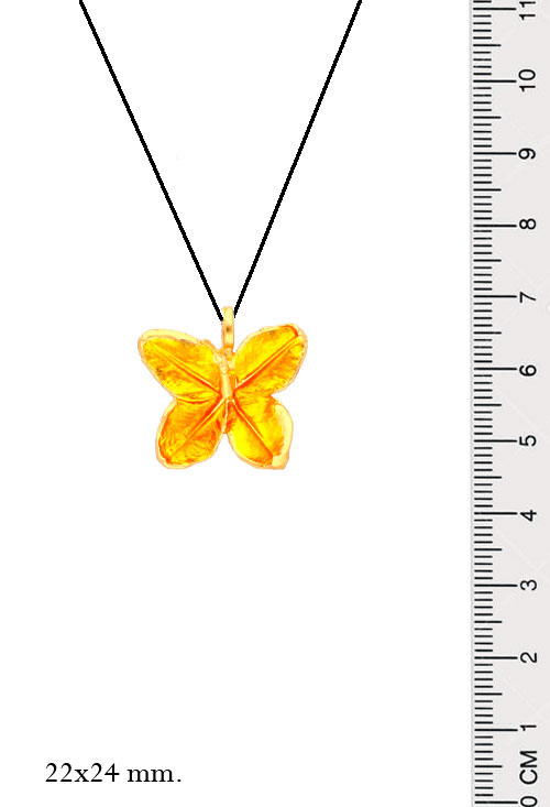 Colgante trébol natural bañado oro bicolor 270_TREBOL-3-3-EA Colgante trébol natural bañado oro bicolor 270_TREBOL-3-3-EA medidas