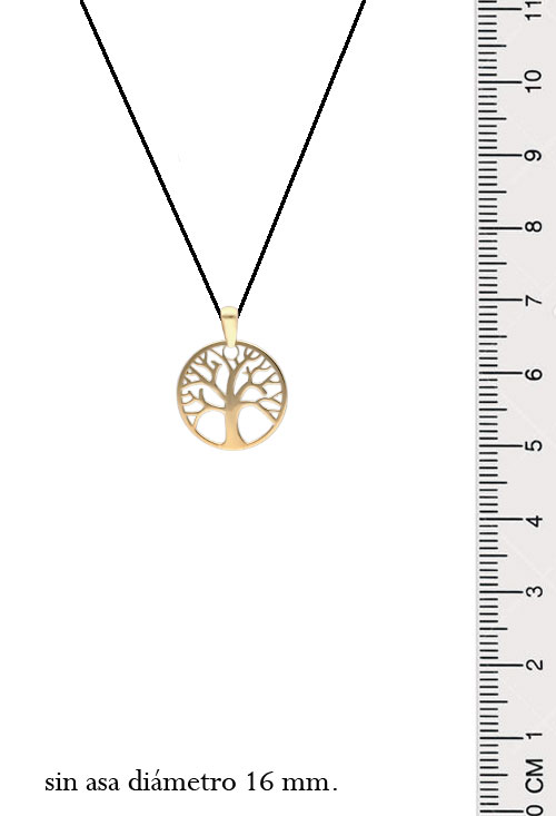 arbol de la vida colgante oro 9 kilates foto para web toma con medidas