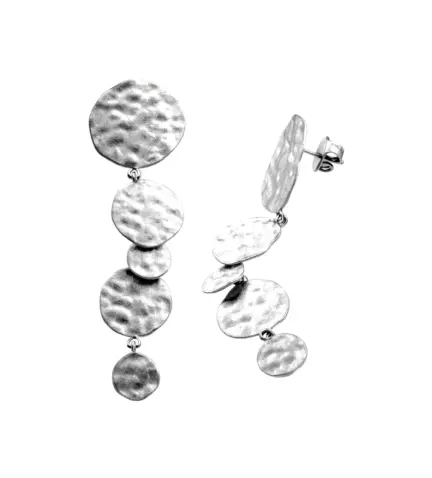 266_0110991-1-8 pendientes de plata 5 discos