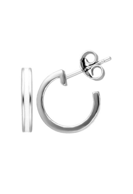 Pendientes de plata criollas con esmalte central 266_018841-1-1-15-BL