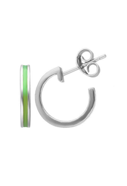 Pendientes de plata criollas con esmalte central 266_018841-1-1-15-VR