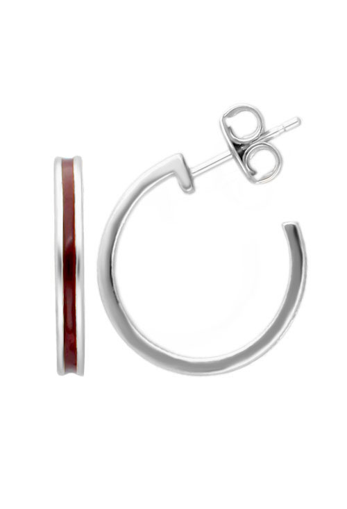 Pendientes de plata criollas con esmalte central 266_018841-1-1-15-RS