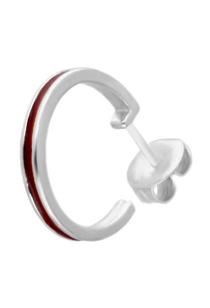 Pendientes en plata criollas con esmalte en rojo 266_018841-1-1-22-RB unidad