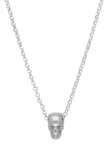 Gargantilla de plata chapada cadena rolo motivo ondulado 266_028850-2-1