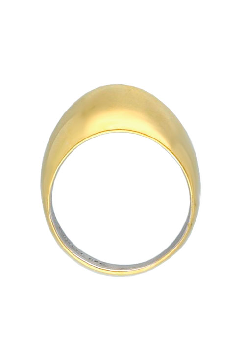 Anillo plata Jorge Revilla colección Venice A121-0772OM14 anillo plata chapada marca jorge revilla vista cenital para exponer en parrilla web